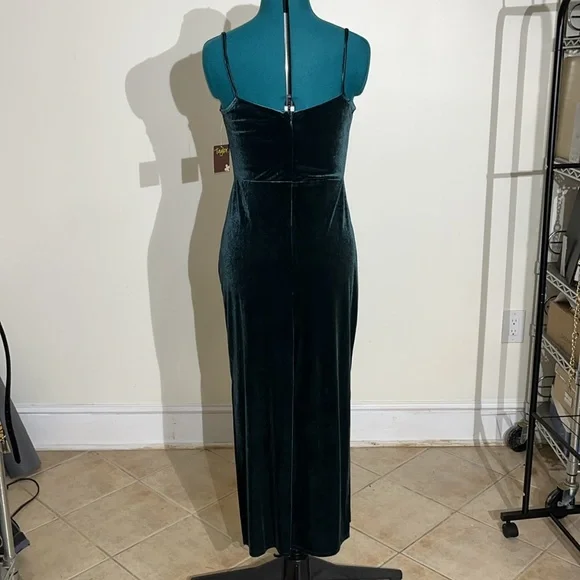 🎉3x HP!🎉 NWT: Taylor, maxi/long Evergreen dress/gown - Picture 7 of 15